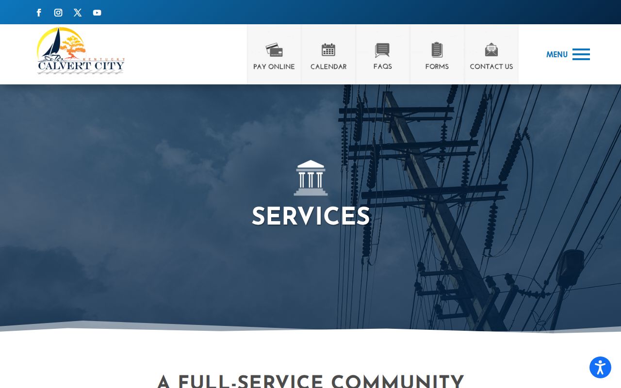 Calvert City police services and report portal instructions