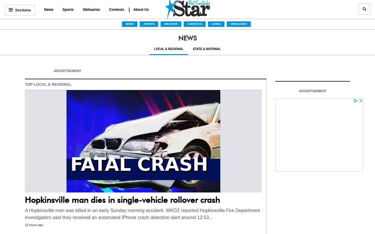 West Kentucky Star local and regional Marshall County crime news source